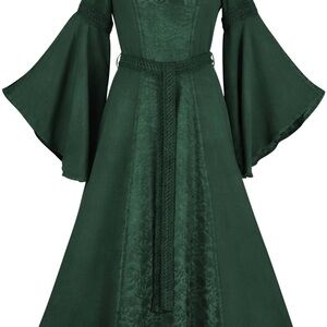 Holy Clothing EOWYN Maxi in Huntress Green NWOT